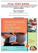 Test Bank for Maternal Child Nursing Care 5th Edition Perry