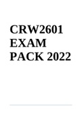 CRW2601 EXAM PACK 2022