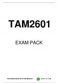 TAM2601 EXAM PACK 2024