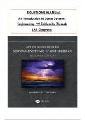 Solution Manual For An Introduction to Sonar Systems Engineering, 2nd Edition by Ziomek, ISBN: 9781032195315, All 15 Chapters Covered, Verified Latest Edition