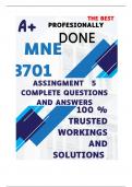 MNE3701 Assignment 5 (COMPLETE ANSWERS) Semester 2 2024 - DUE 25 October 2024