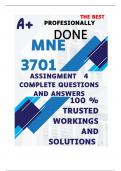 MNE3701 Assignment 4 (COMPLETE ANSWERS) Semester 2 2024 - DUE 11 October 2024