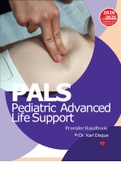 PALS Pediatric Advanced Life Support Provider Handbook By Dr. Karl Disque 2020-2025