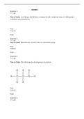 Exam (elaborations) chem 210 exams 1-8 and final exam Question 1 3 / 3 pts True or False: According to the Module, a compound with a molecular mass of 1,000 g/mol is considered a macromolecule. True Correct! False Question 2 3 / 3 pts True or False: Biomo