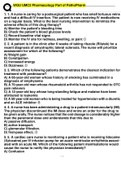 WGU UMC2 Pharmacology Part of PathoPharm