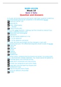 NURS 6512N  Week 10  Quiz 2 Sets   Question and Answers 