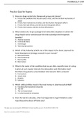 How are drugs sorted into therapeutic groups and classes? NAPSRx Final Exam NAPSRX Test CNRP (Correct Answers ONLY 100% Verified)