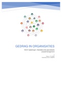 NCOI Module opdracht Gedrag in organisaties 2022 MEEST RECENT(Cijfer 8 met feedback)