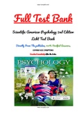 Scientific American Psychology 2nd Edition Licht Test Bank