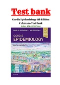 Gordis Epidemiology 6th Edition Celentano Test Bank ISBN: 978-0275972165|Complete Guide A+|100% Correct Answers .