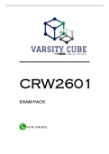 CRW2601 EXAM PACK 2022