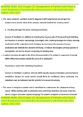 NURSING NURS 3561 Chapter 23: Management of Patients with Chest & Lower Respiratory Tract Disorders Exam Answers with Rationales New Update 2022/2023