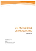 C46 - Procesverslag motiverende gespreksvoering