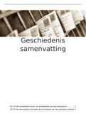 Samenvatting GS COMPACT - KENMERKENDE ASPECTEN -  Bovenbouw havo, ISBN: 9789460621253  Geschiedenis