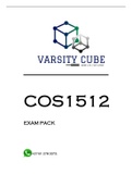 COS1512 EXAM PACK 2022