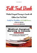 Medical-Surgical Nursing in Canada 4th Edition Lewi Test Bank