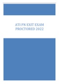 ATI PN EXIT EXAM  PROCTORED 2022