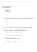 Pharmacology Exam NUR 3028 WITH CORRECTED ANSWERS 