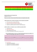 ACLS Exam Version B 2020-2021 questions with answers Advanced Cardiovascular Life Support Exam Version B (50 questions)