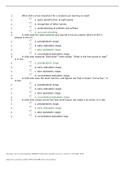 LETRS Unit 1 Assessment Test Questions with verified Answerers; Rated A+