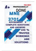 MNE3701 Assignment 6 (COMPLETE ANSWERS) Semester 2 2024 - DUE 8 November 2024