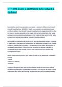 NTR 594 Exam 2 2024_2025 fully solved & updated