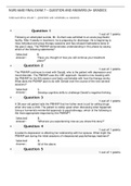 NURS 6640 FINAL EXAM 7 – QUESTION AND ANSWERS (A+ GRADED)