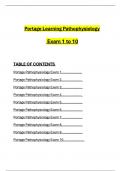 Portage Pathophysiology Module 1 to 10 Exam (2024 / 2025) Questions and Verified Answers, 100% Guarantee Pass 