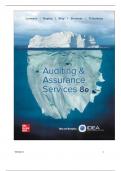 Full Test Bank For Auditing & Assurance Services, 8th Edition By Timothy Louwers, Penelope Bagley, Allen Blay, Jerry Strawser, Jay Thibodeau, David Sinason  ISBN10: 126036920X | ISBN13: 9781260369205