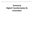 [21-22] Digital Transformation & Innovation complete summary IM