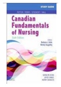 Test Bank for Canadian Fundamentals of Nursing 6th Edition by Potter Chapter 1-48