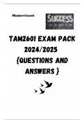 TAM2601 EXAM PACK 2024/2025  {QUESTIONS AND ANSWERS }