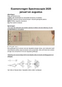 Examenvragen Spectroscopie 2020-2021