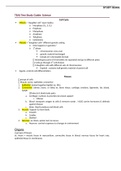 TEAS Test Study Guide: Science; A&P, Full solution guide (Summer 2020). TEAS Test Study Guide: Science Cell Cycle  Mitosis = “daughter cell” exact replica o Interphase (G1, S, G2) o Prophase o Metaphase o Anaphase o Telophase o Cytokinesis  Meiosis = “d