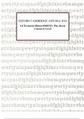 2024 0XFORD CAMBRIDGE AND RSA GCE  Ancient History  H407/22: The eleven Caesars  A Level ACTUAL QUESTION PAPER AND MARKING SCHEME (MERGED)