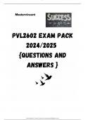 PVL2602 EXAM PACK 2024/2025  {QUESTIONS AND ANSWERS }