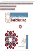 TEST BANK For Rosdahl's Textbook of Basic Nursing, 12th Edition by Caroline Rosdahl All Chapters 1 to 103 complete Verified editon ISBN: 9780323759205