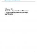 Chapter 12 - Canadian Organizational Behaviour Canadian Organizational Behaviour Subject Nursing Research (NURS 3770)