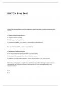 BMTCN Free Test Questions and Answers