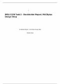 WGU C218 Task 2 - Stockholder Report; RACEplus Design Shop 