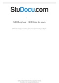 MED-SURG HESI practice questions from the Saunders book