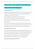 NU 545- UNIT 4 STUDY GUIDE EXAM QUESTIONS WITH COMPLETE SOLUTIONS GRADED A++