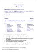 CHEM 211 (2018) Section 188 questions and answers