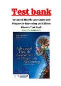 Test Bank for Advanced Health Assessment and Diagnostic Reasoning 3rd Edition Rhoads ISBN:978-1284105377|Complete Guide A+