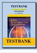 Rau s respiratory care pharmacology 9th edition gardenhire test bank