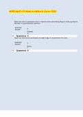 NURS 6635-15 Week 6 Midterm Exam 2022(100% Correct Answers)| Verified CORRECTLY 20222023