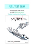 Physics 10th Edition Cutnell Test Bank