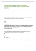 CURRENTLY TESTING  SOLUTIONS OF ATI Capstone  Fundamentals EXAM WITH ACTUAL CORRECT DETAILED  ANSWERS CURRENTLY TESTING  SOLUTIONS OF ATI Capstone  Fundamentals EXAM WITH ACTUAL CORRECT DETAILED  ANSWERS CURRENTLY TESTING  SOLUTIONS OF ATI Capstone  Funda