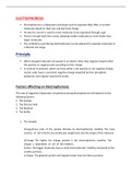 Simple notes on electrophoresis