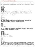 NLN PAX EXAM PREP MATH QUESTIONS AND ANSWERS GRADED A+